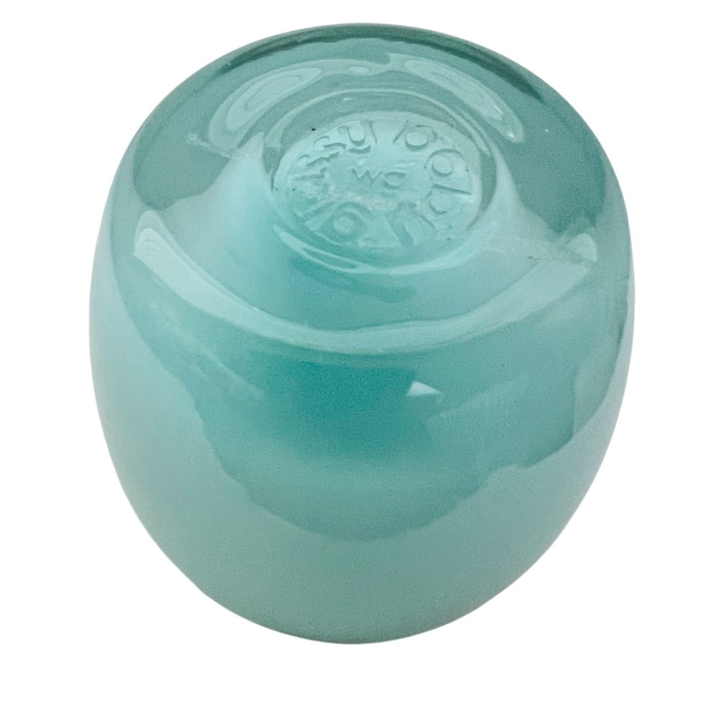 Glassybaby Aqua Blue Votive Glass Candle Holder - Picture 3 of 5